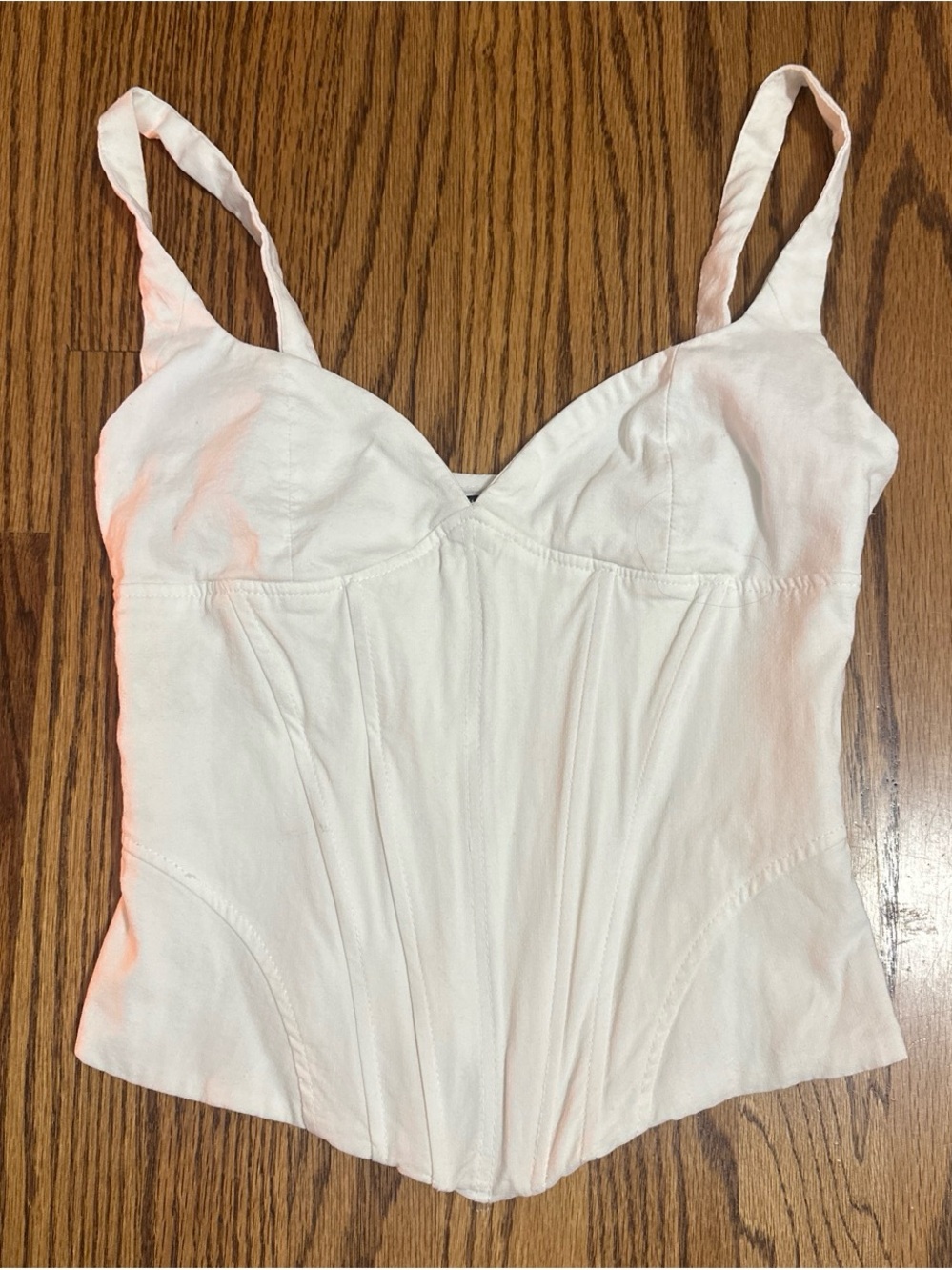 Women's White Corset top